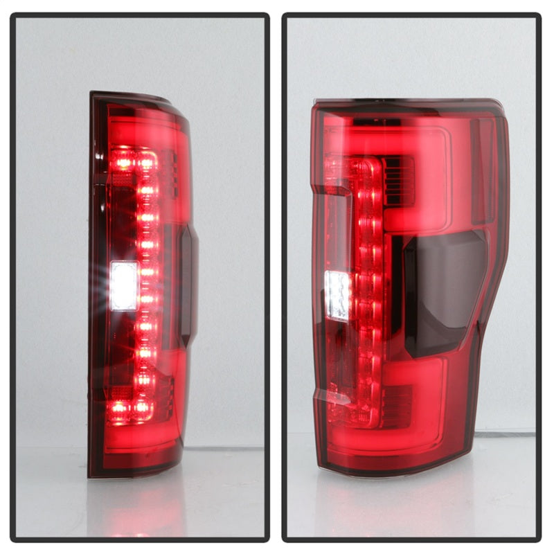 Spyder 17-18 Ford F-250 SD (w/Blind Spot Sens) LED Only Tail Lights - Red Clr (ALT-YD-FS17BS-LED-RC)