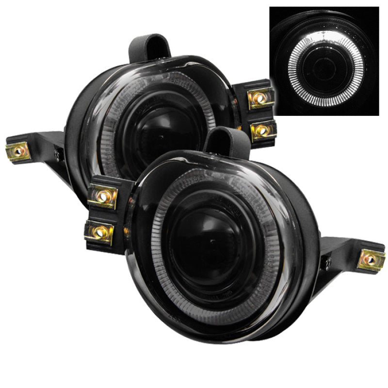 Spyder DODGE RAM 1500 2002-2005 Halo Projector Fog Lights w/swch Clear FL-P-DRAM02-HL