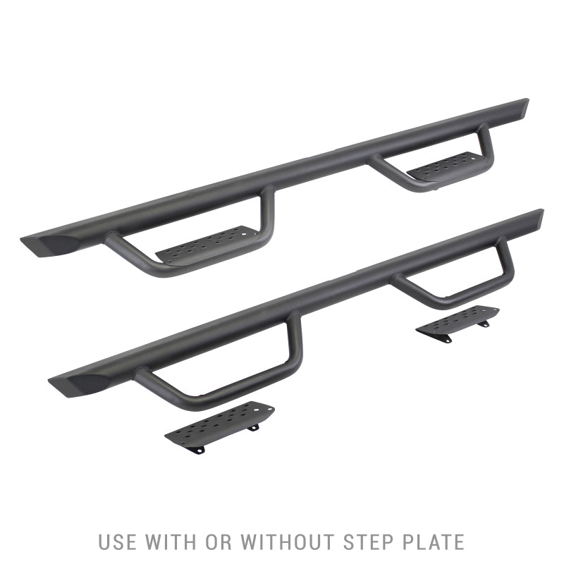 Go Rhino Dominator Xtreme D2 Side Steps 80in. Cab Length - Tex. Blk (No Drill/Mounting Brkt Req.)