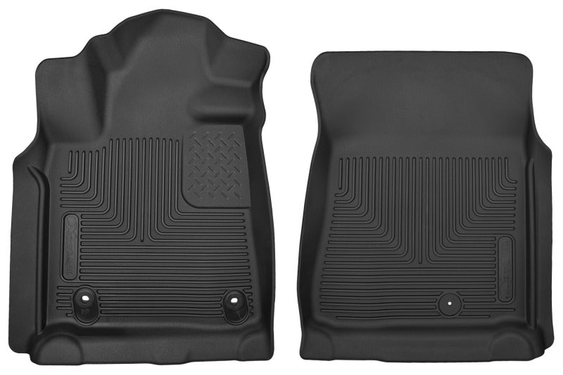 Husky Liners 12-14 Toyota Tundra Pickup(Crew / Ext / Std Cab) X-Act Contour Black Front Floor Liners