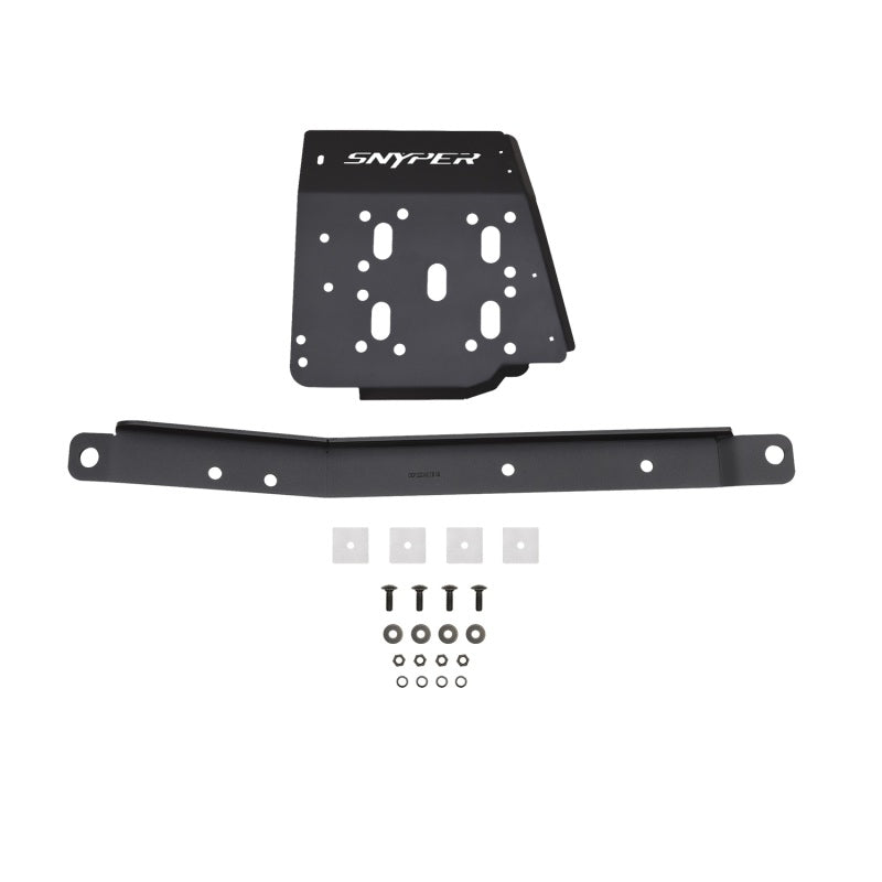 Westin/Snyper 07-17 Jeep Wrangler Transfer Case Skid Plate - Textured Black